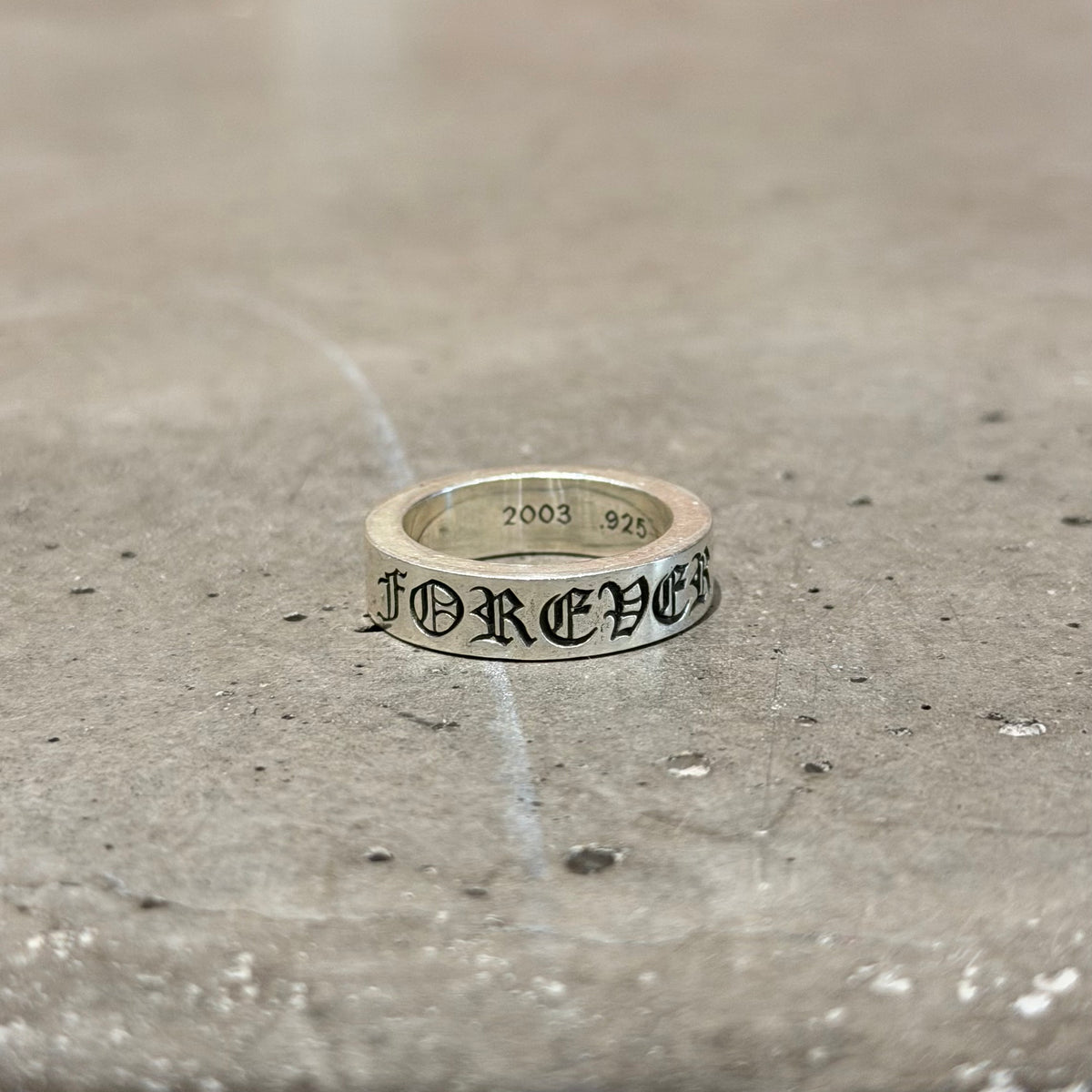 CHROME HEARTS 6MM FOREVER SPACER RING ‘SILVER’