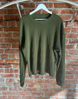 YEEZY SZN 1 WAFFLE-KNIT CREWNECK ‘GREEN’