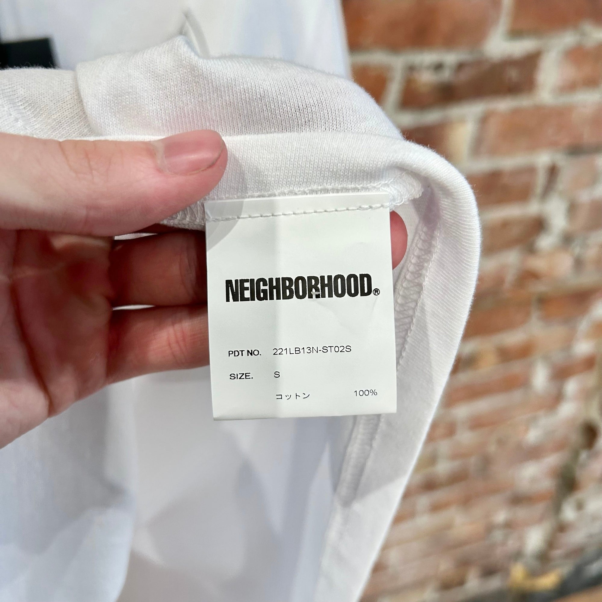 NEIGHBORHOOD NBHD GRIM REAPER TEE ‘WHITE’