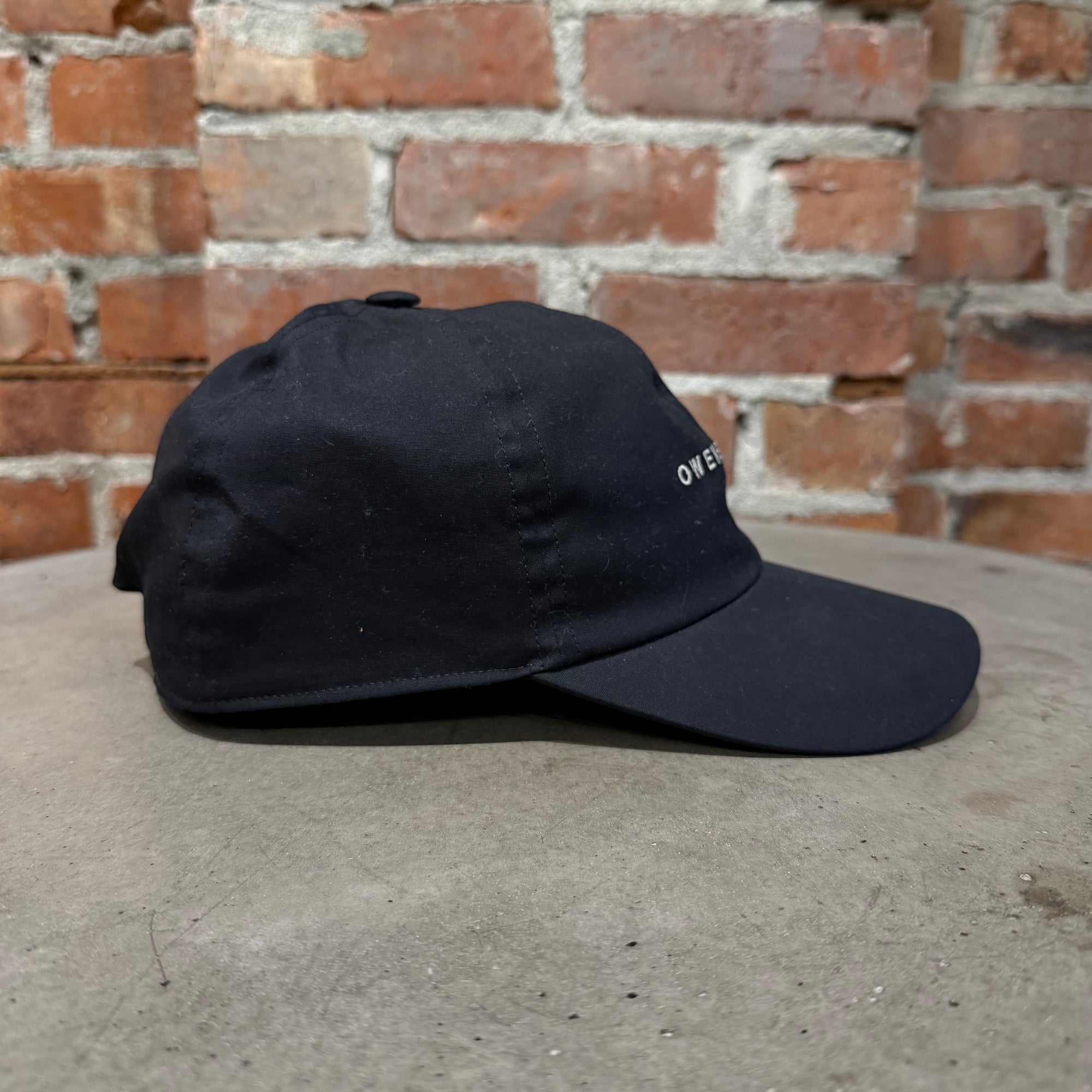RICK OWENS OWENSCORP BASEBALL CAP ‘BLACK’