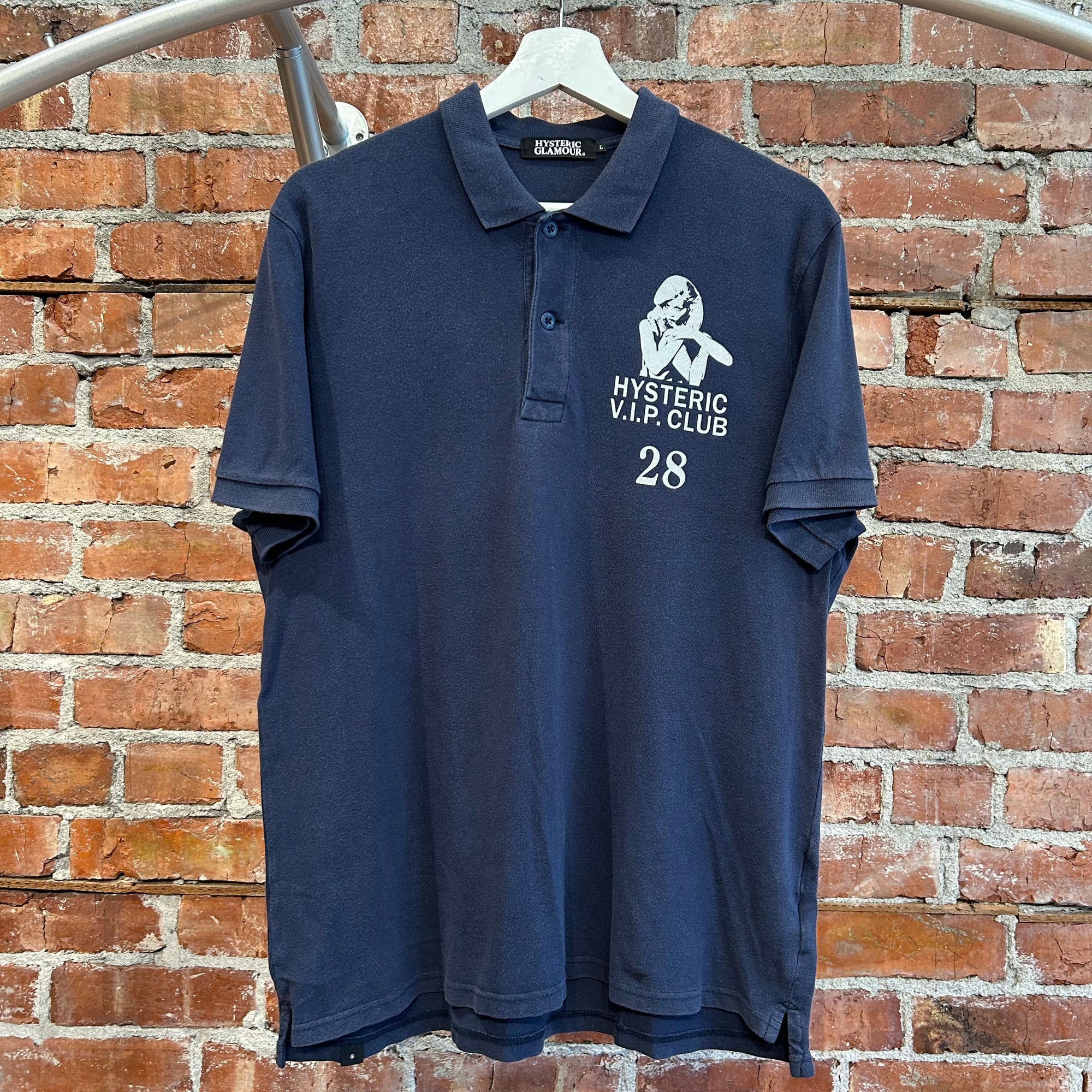 HYSTERIC GLAMOUR V.I.P. CLUB POLO 'NAVY'