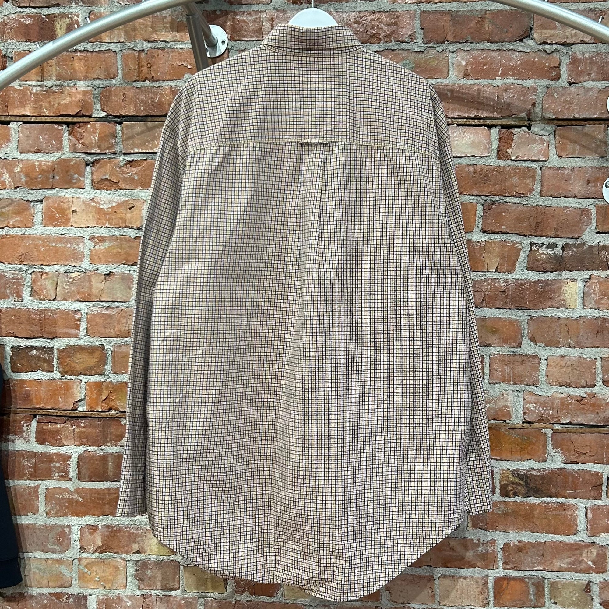 BALENCIAGA SS20 OVERSIZED CHECK FLANNEL SHIRT ‘MULTI’