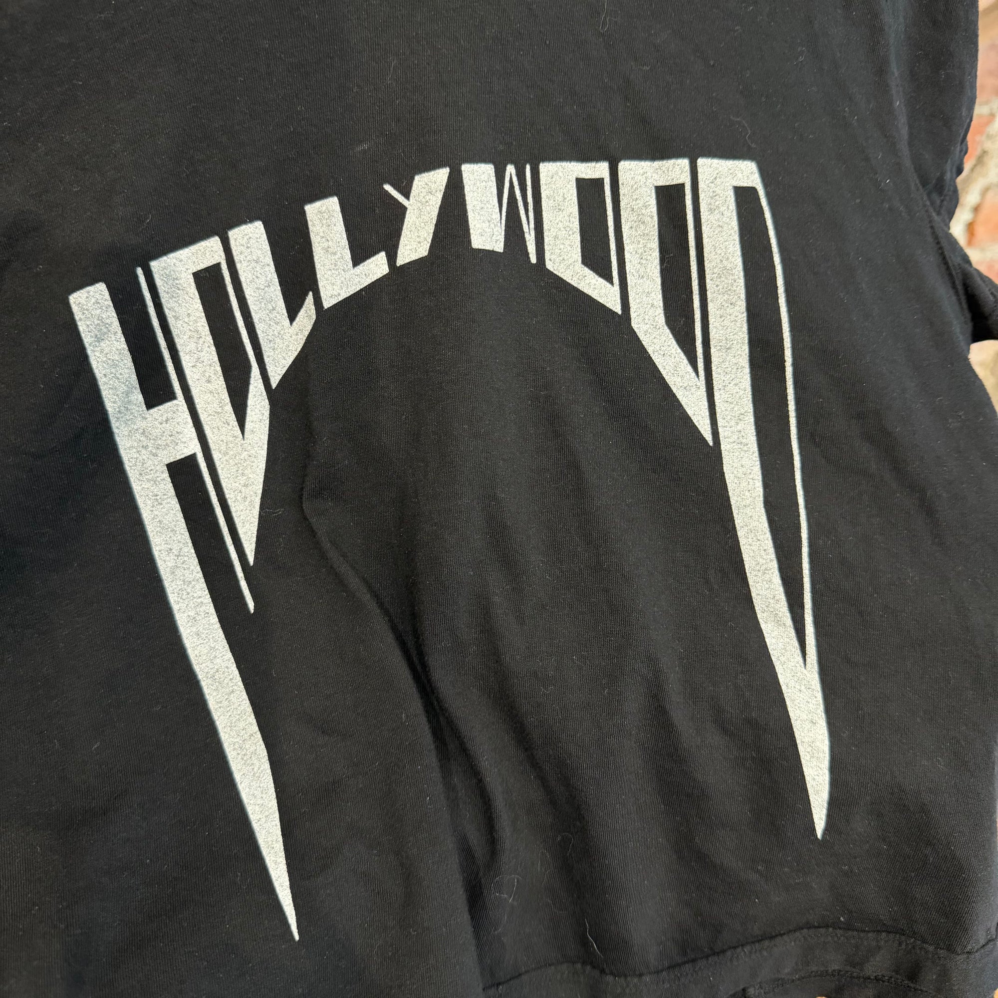 RICK OWENS DRKSHDW HOLLYWOOD CROPPED BRAD TEE ‘BLACK’