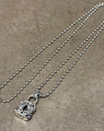 DEAL DESIGN PERSONA PADLOCK NECKLACE ‘SILVER’