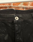 RICK OWENS FW21 GETHSEMANE DRKSHDW WAXED DETROIT DENIM ‘BLACK’