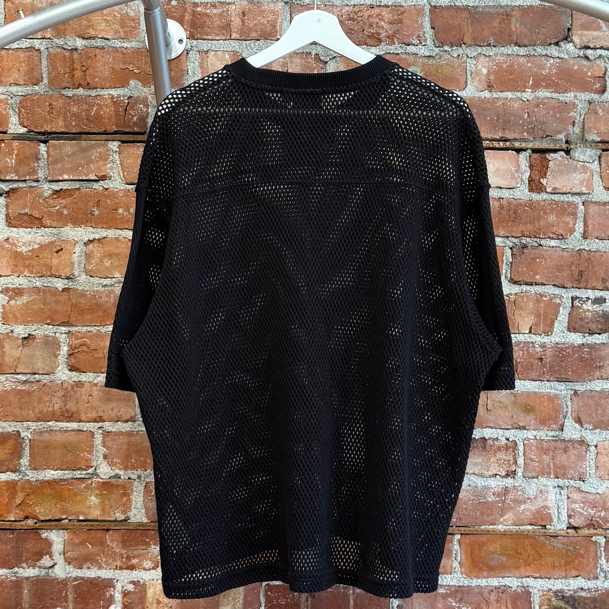 STUSSY WORKGEAR MESH JERSEY TEE ‘BLACK’