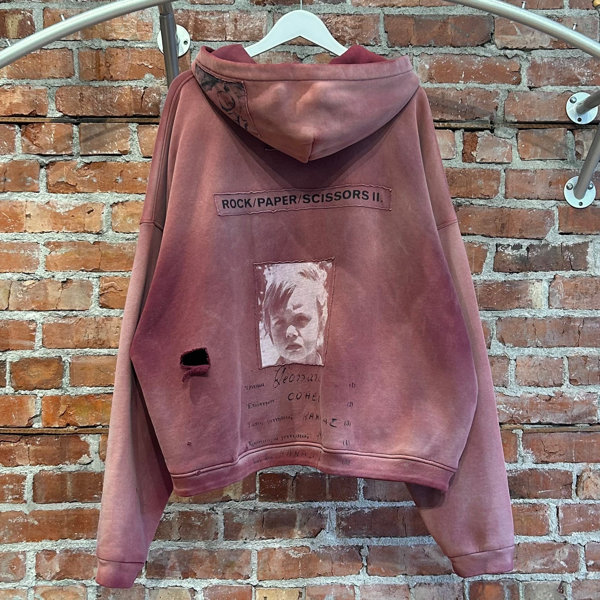 ENFANTS RICHES DEPRIMES FW26 ASSEMBLAGE ZIP HOODIE ‘MULTI’