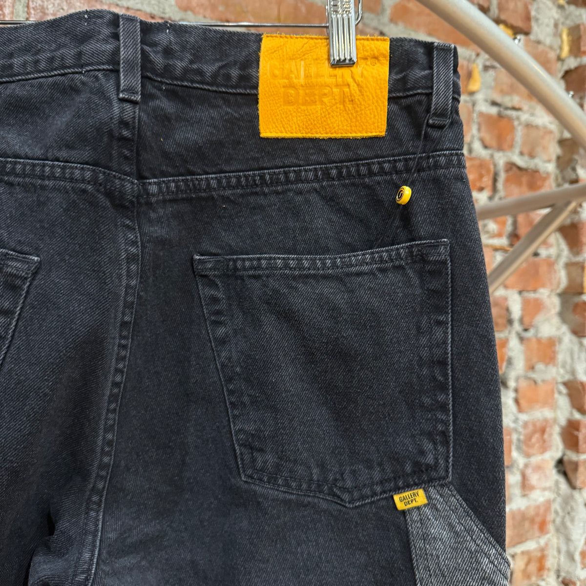 GALLERY DEPT. TWISTED WIDE LEG DENIM ‘BLACK’