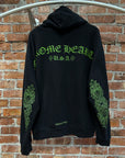 CHROME HEARTS F&F FLORAL PULLOVER HOODIE ‘GREEN/BLACK’