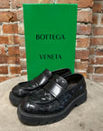 BOTTEGA VENETA INTRECCIATO HADDOCK LOAFERS ‘BLACK’