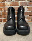 BOTTEGA VENETA HADDOCK ANKLE ZIP BOOTS ‘BLACK’