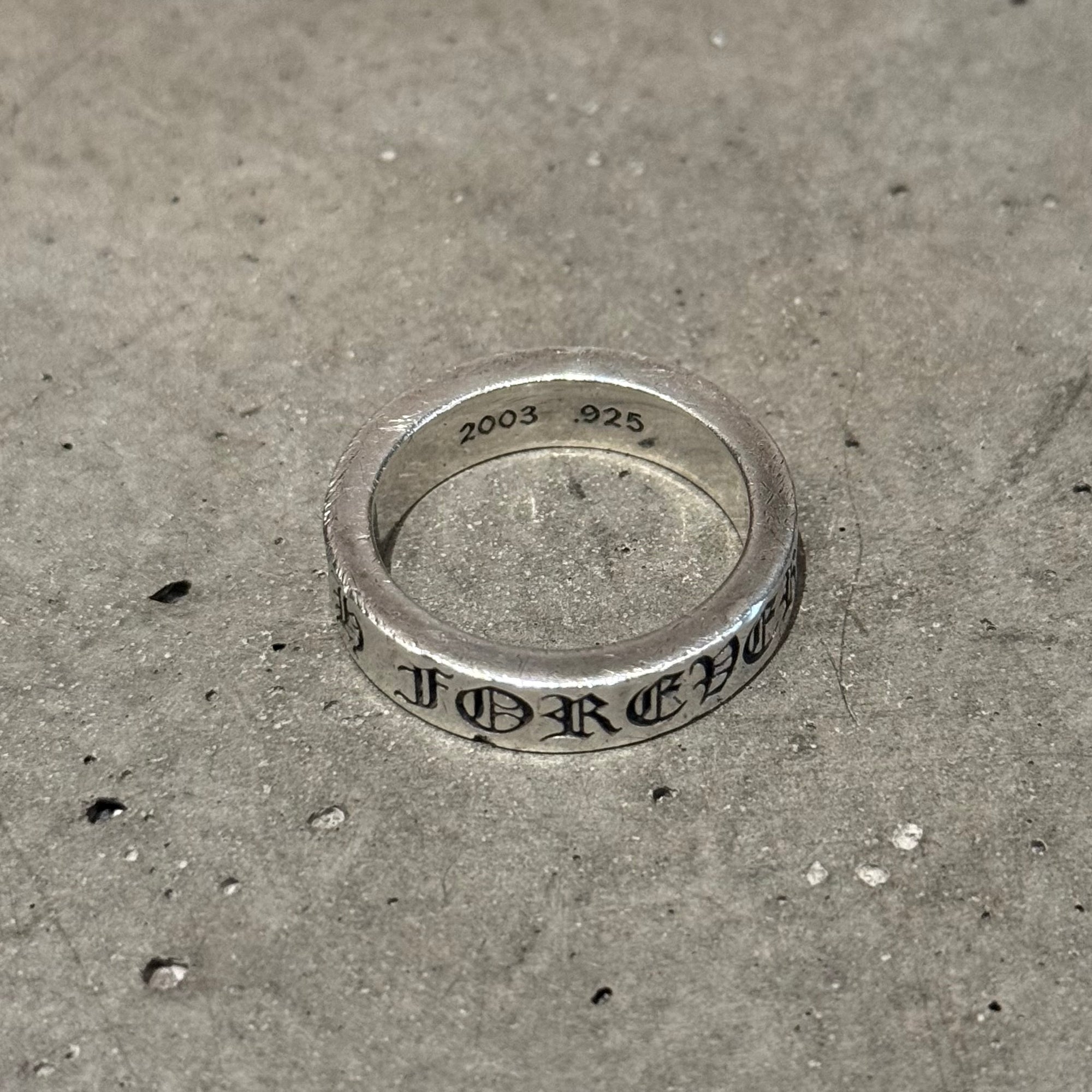 CHROME HEARTS 6MM FOREVER SPACER RING ‘SILVER’