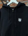 VETEMENTS SS25 LIMITED EDITION POLIZEI ZIP HOODIE ‘BLACK’