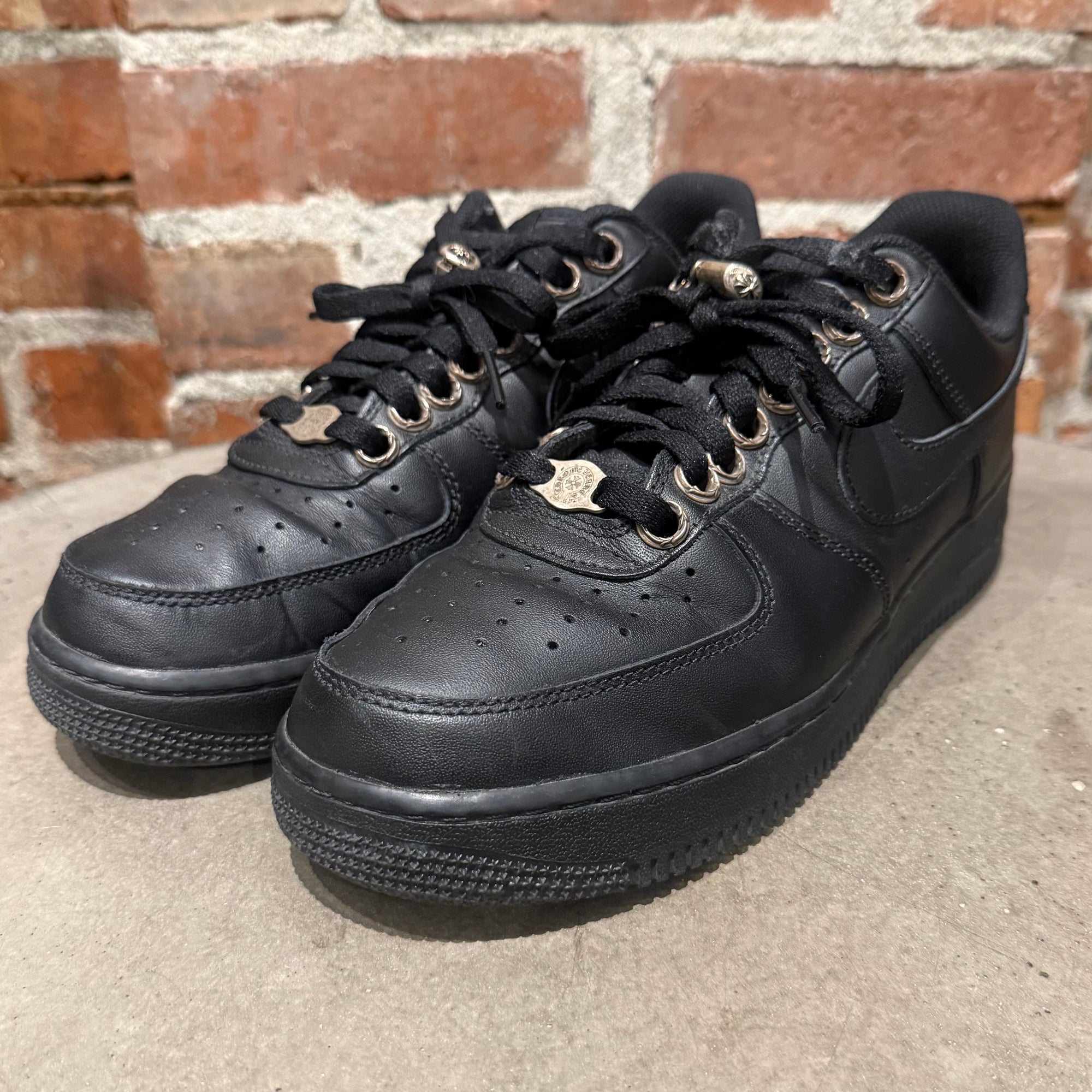 CHROME HEARTS AIR FORCE 1 LOW SNEAKERS ‘BLACK’