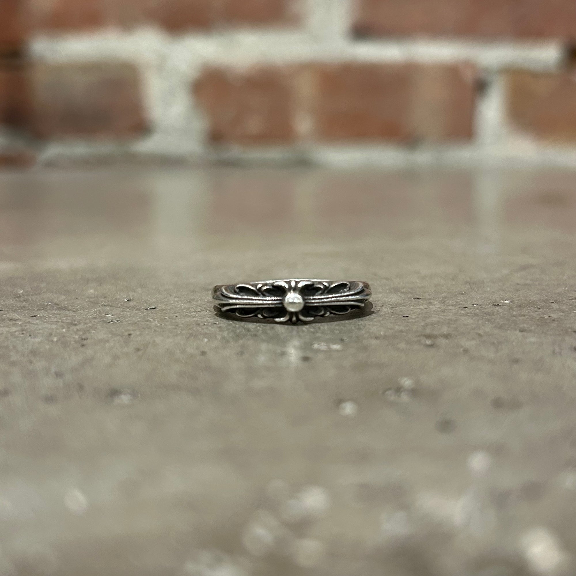 CHROME HEARTS BABY FLORAL RING 'SILVER'