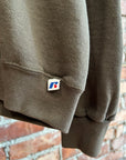 RUSSELL ATHETLIC 90S VINTAGE FADER CREWNECK ‘BROWN’