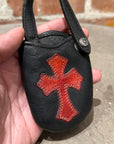 CHROME HEARTS ZIPPO SLING POUCH ‘BLACK/RED’