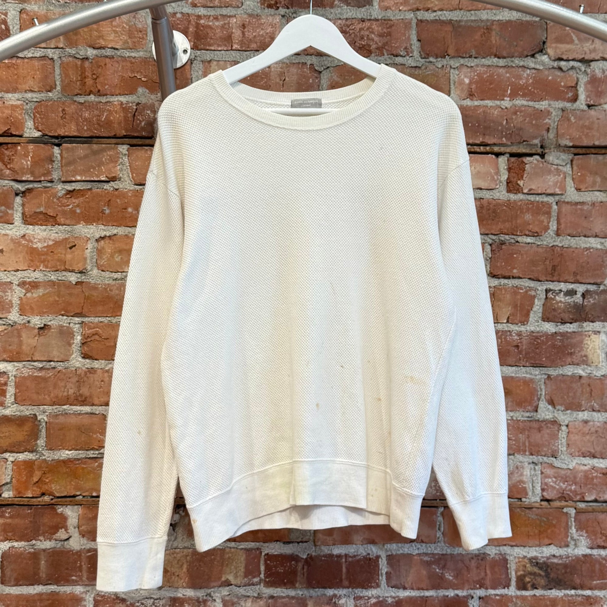 COMME DES GARÇON HOMME 1989 STAFF THERMAL ‘WHITE’