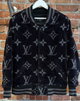 LOUIS VUITTON X ETAI DRORI TOWEL VARSITY JACKET ‘BLACK’