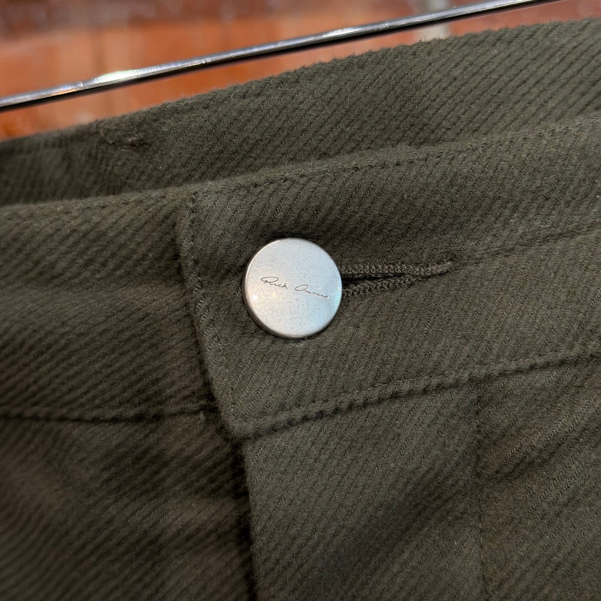 RICK OWENS FW25 CONCORDIANS GETH DOUBLE CARGO DENIM ‘BOSCO’