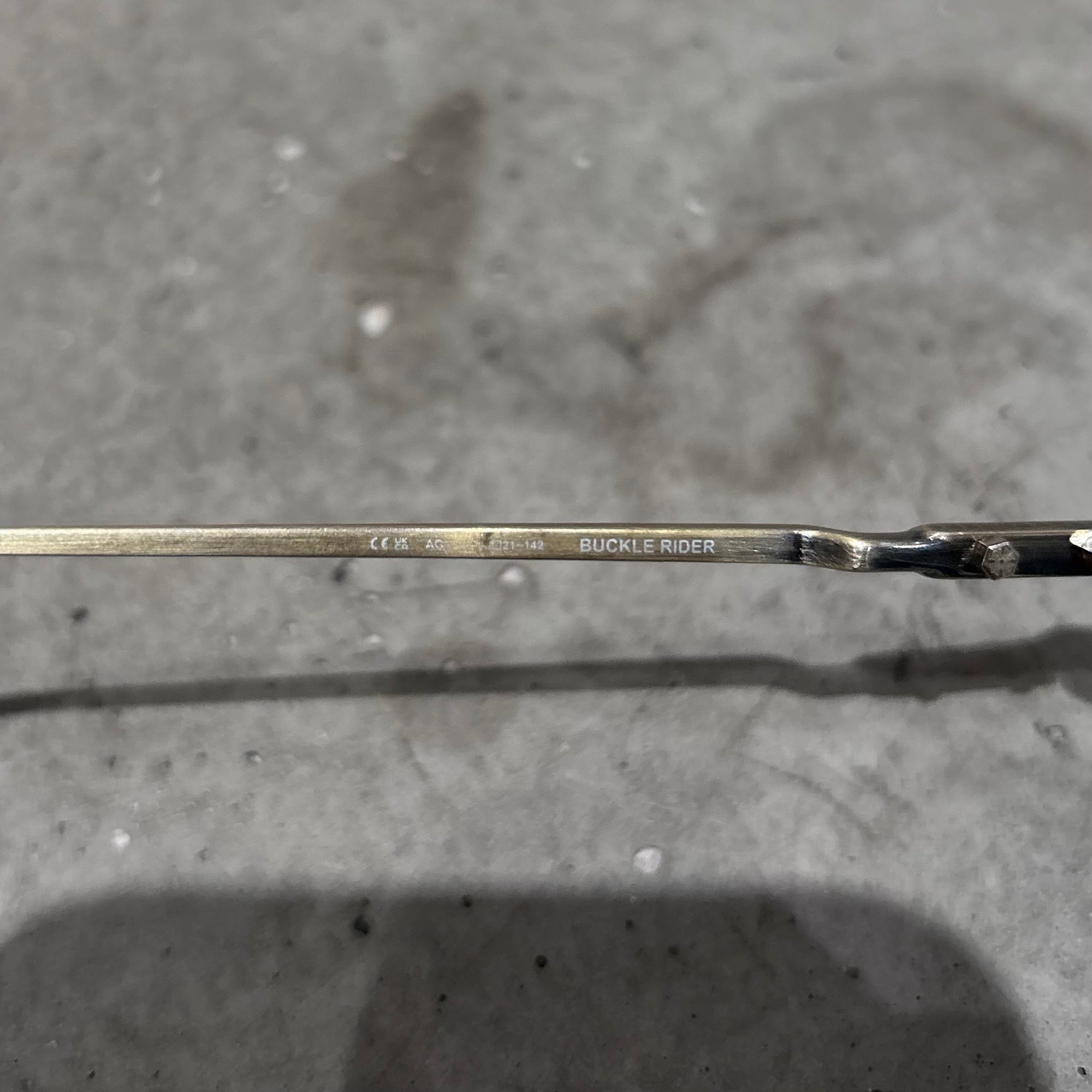 CHROME HEARTS BUCKLE RIDER GLASSES  ‘VINTAGE GOLD’