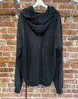 ANN DEMEULEMEESTER PATCHWORK VINTAGE HOODIE ‘VINTAGE BLACK’