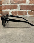 BALENCIAGA LOGO ARM SUNGLASSES ‘BLACK’
