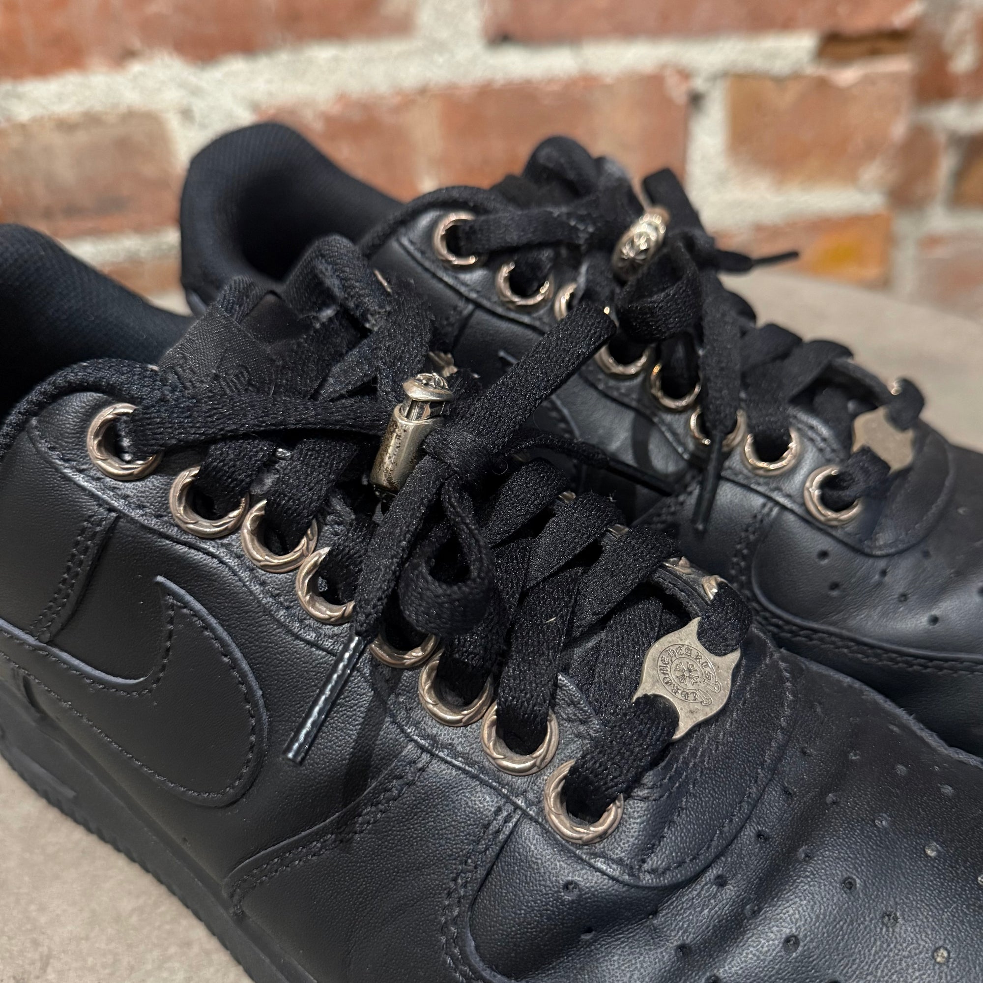 CHROME HEARTS AIR FORCE 1 LOW SNEAKERS ‘BLACK’