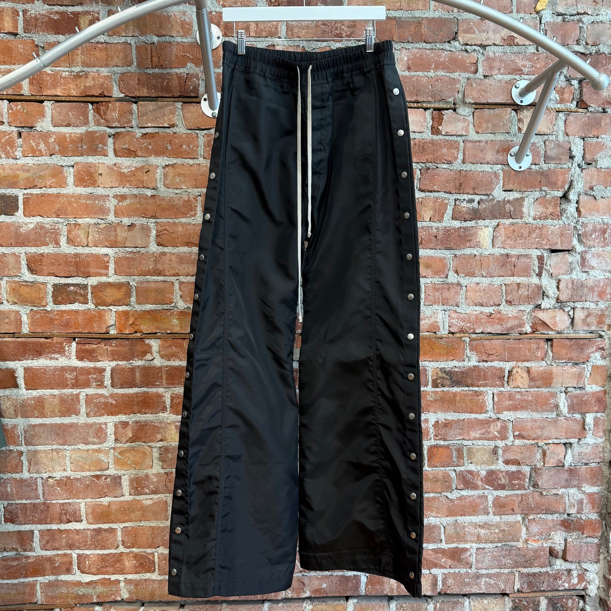 RICK OWENS DRKSDHW CANVAS PUSHER PANTS ‘BLACK’