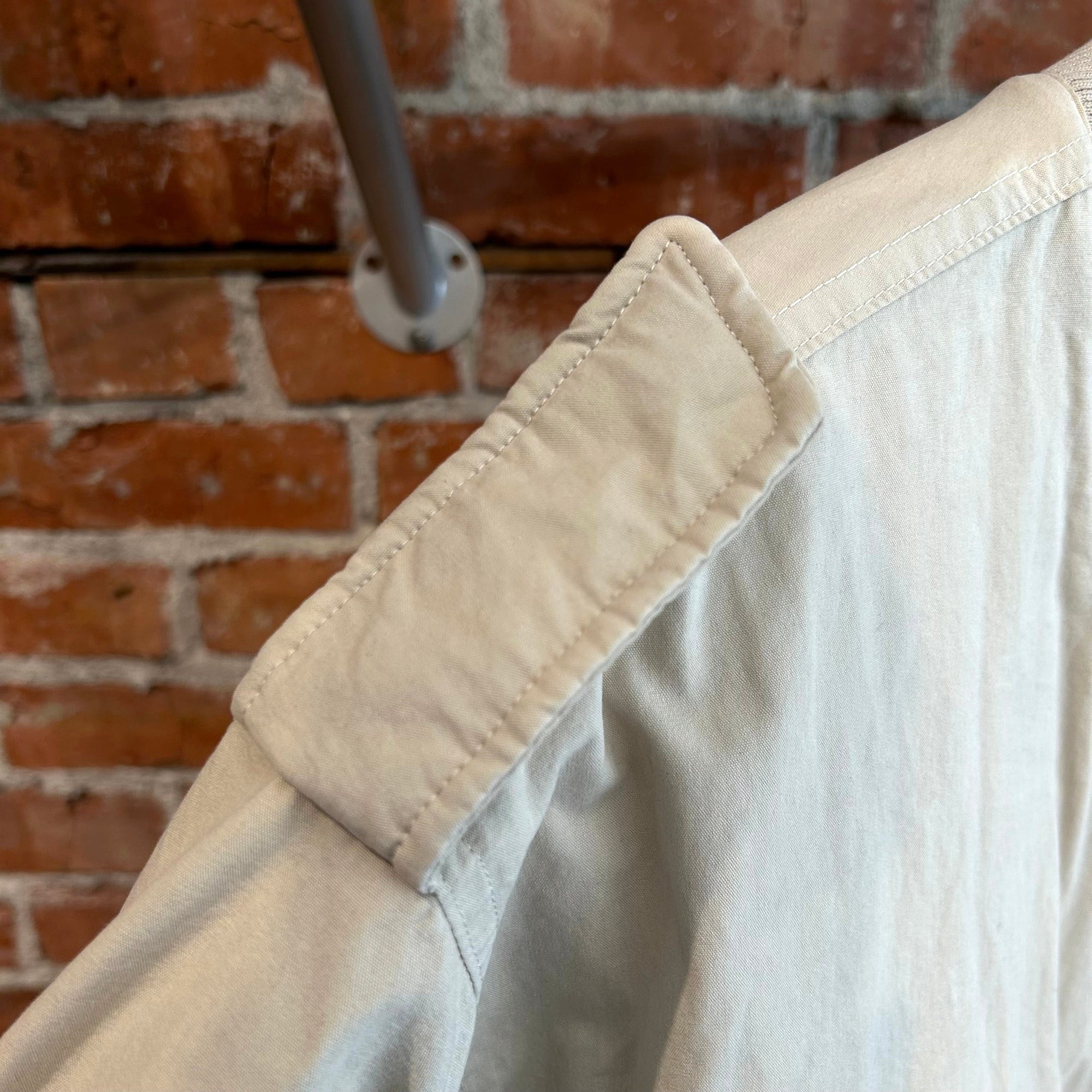 ENTIRE STUDIOS A-4 CROPPED BOMBER JACKET ‘CREAM’
