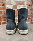 RICK OWENS FW25 CONCORDIANS DRKSHDW WAXED RAMONE SNEAKERS ‘SLATE’