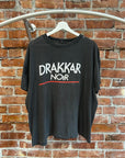 VINTAGE DISTRESSED DRAKKAR NOIR TEE ‘GREY’