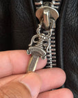 CHROME HEARTS VINTAGE JJ DEAN LEATHER JACKET ‘BLACK’