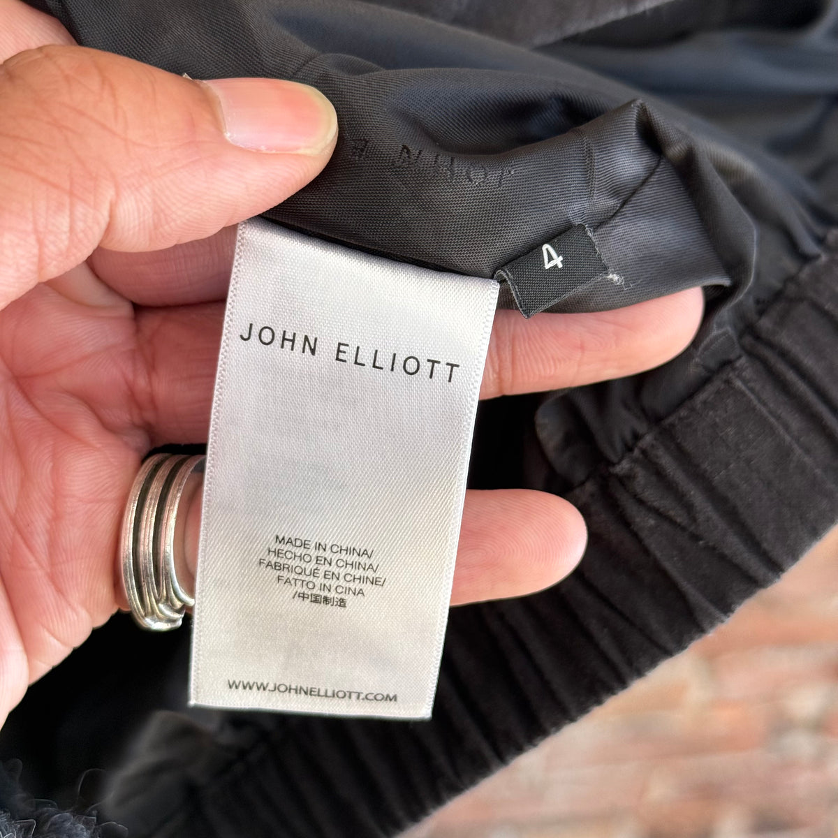 JOHN ELLIOTT HARRINGTON JACKET ‘BLACK’