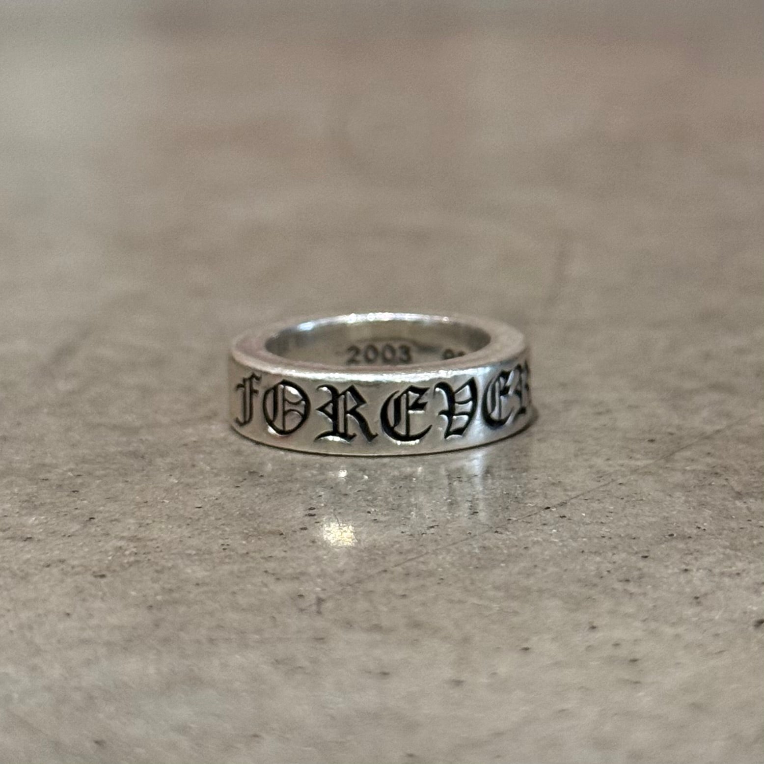 CHROME HEARTS 6MM FOREVER SPACER ‘SILVER’