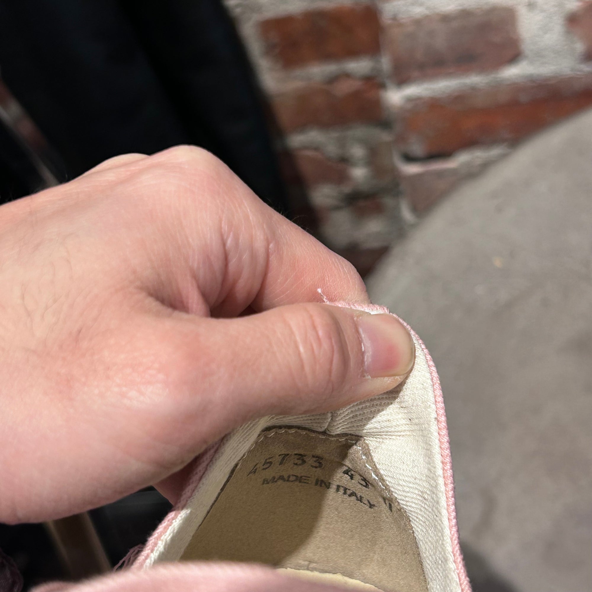 RICK OWENS DRKSHDW SLASHED RAMONE LOWS ‘PINK’