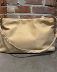 THE ROW MINIMALIST NYLON SHOULDER BAG ‘BEIGE’