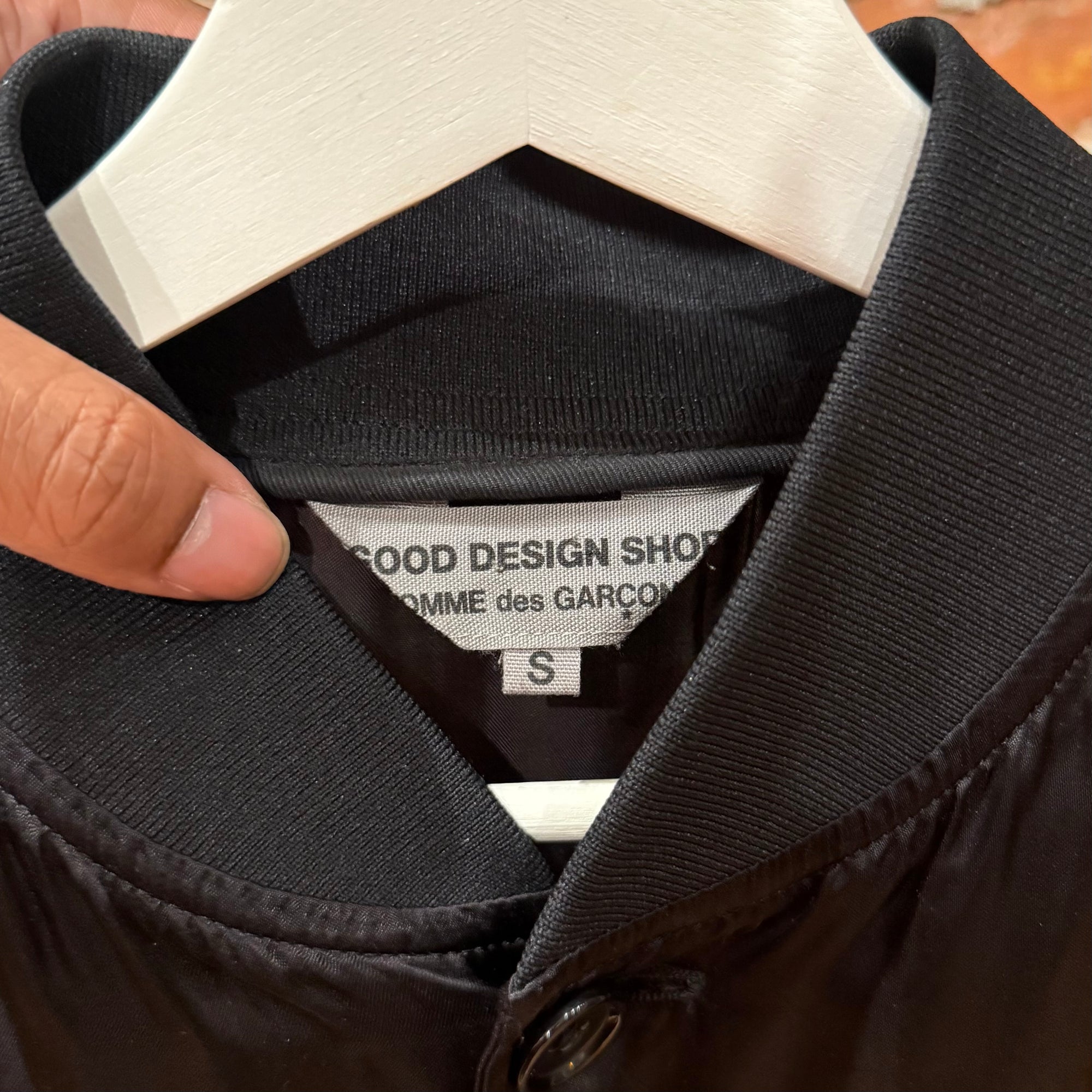 COMME DES GARCONS PRINTEMPS-ETE 1986 STAFF COAT ‘BLACK’