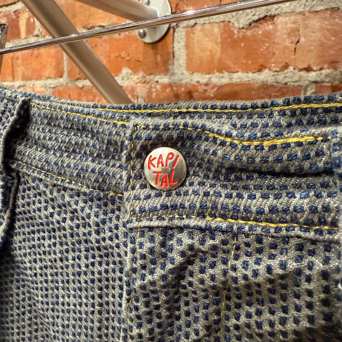 KAPITAL CENTURY DENIM NO.7  SUMI SHORTS ‘ASH BLUE’