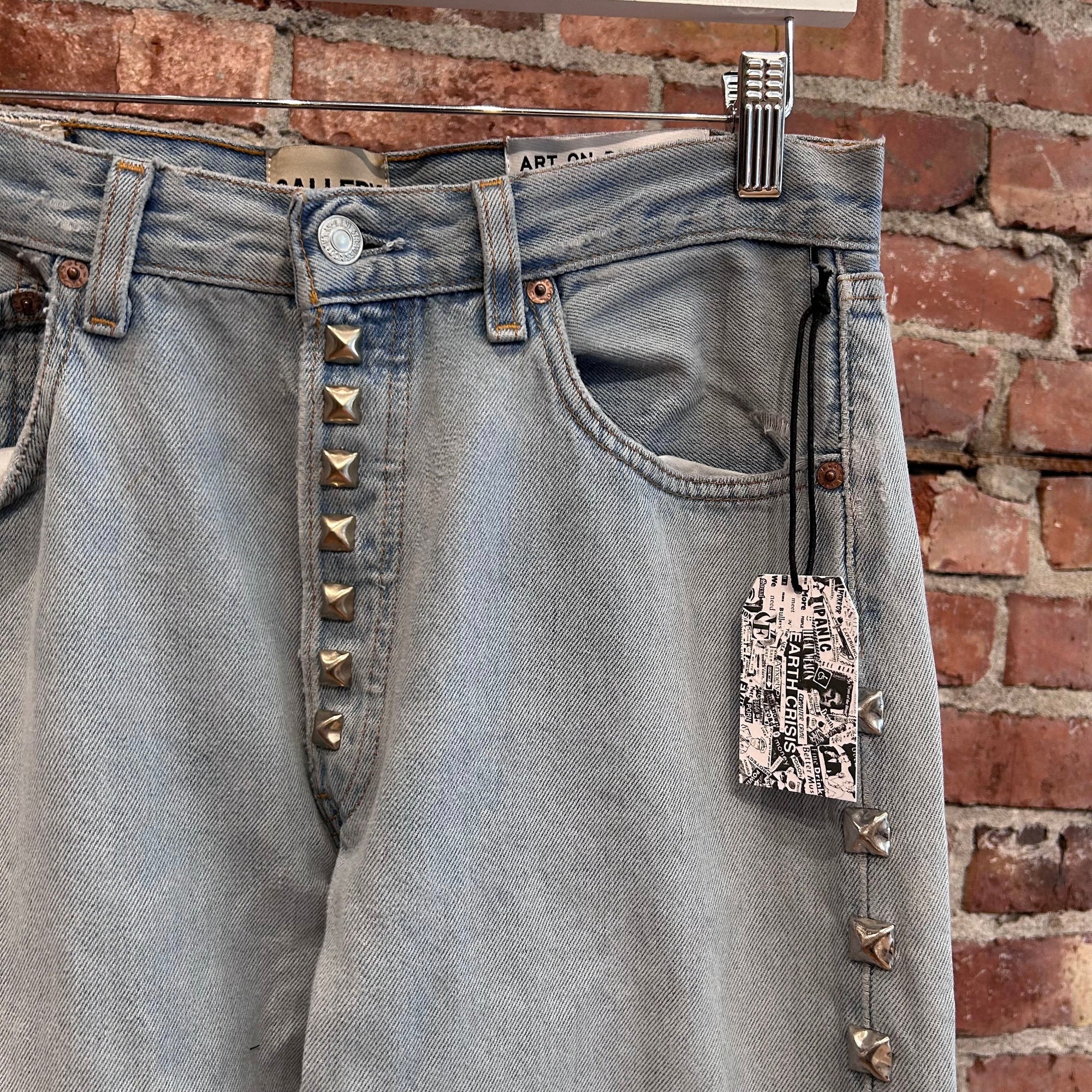 GALLERY DEPT. STUDDED LA FLARE DENIM ‘VINTAGE BLUE’