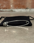 CHROME HEARTS 2” LARGE SAFETY PIN ‘SILVER’