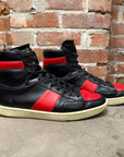 SAINT LAURENT PARIS SL/10 HIGHTOP SNEAKER ‘RED/BLACK’