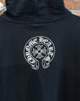 CHROME HEARTS T-BAR FLORAL PULLOVER HOODIE ‘BLACK’
