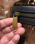 GUCCI GG PATTERN OPHIDIA ZIP WAIST BAG ‘BROWN’