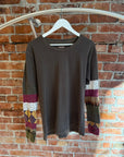 KAPITAL HIPPIE PATCHWORK LONGSLEEVE ‘BROWN’