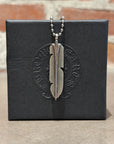 CHROME HEARTS FEATHER NECKLACE ‘SILVER’