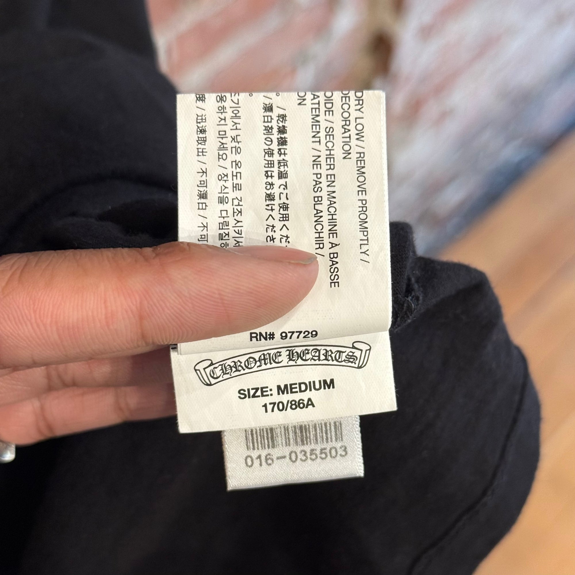 CHROME HEARTS FOTI PEPE TOKYO EXCLUSIVE TEE ‘BLACK’