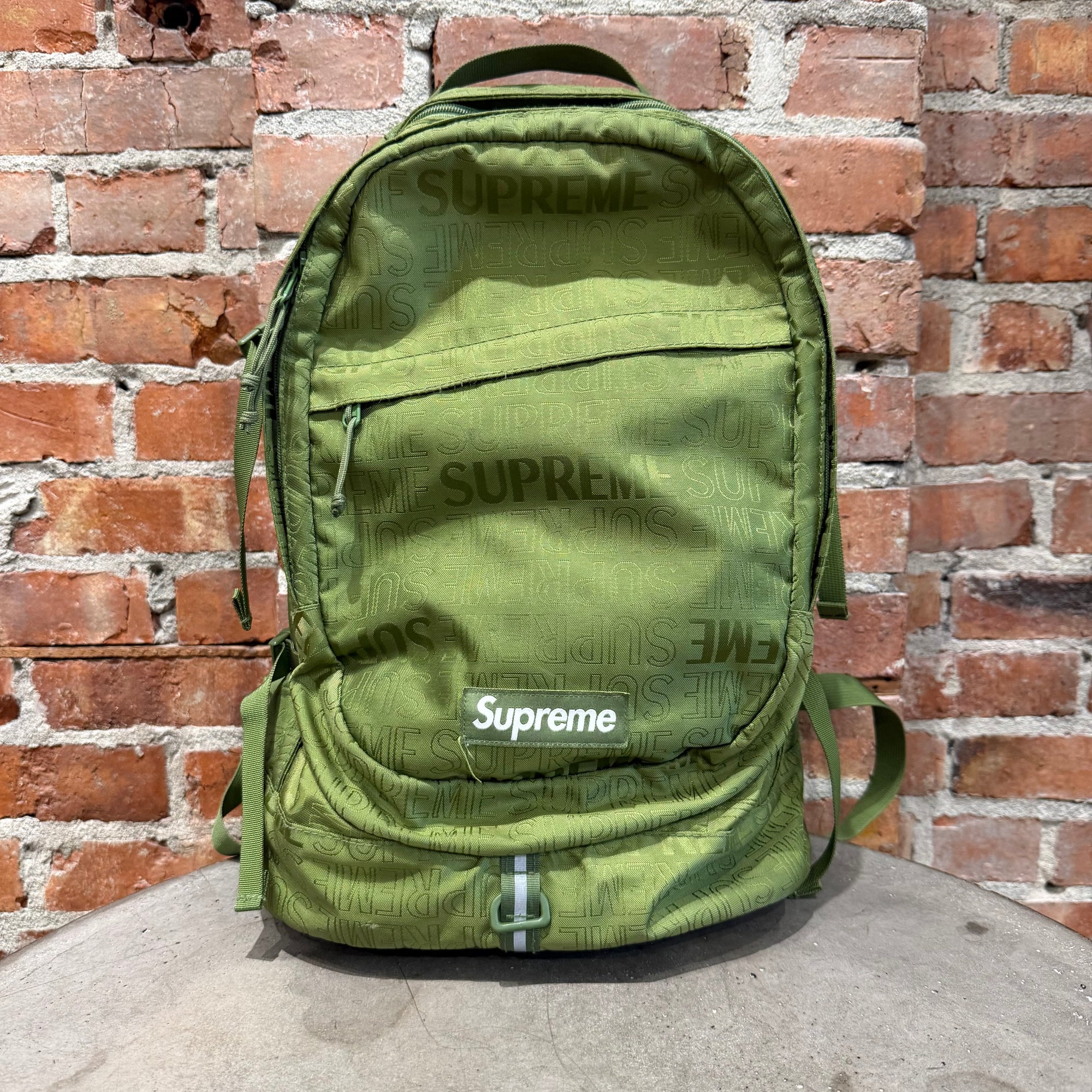 SUPREME SS19 BOX LOGO CODRURA BACKPACK ‘OLIVE’