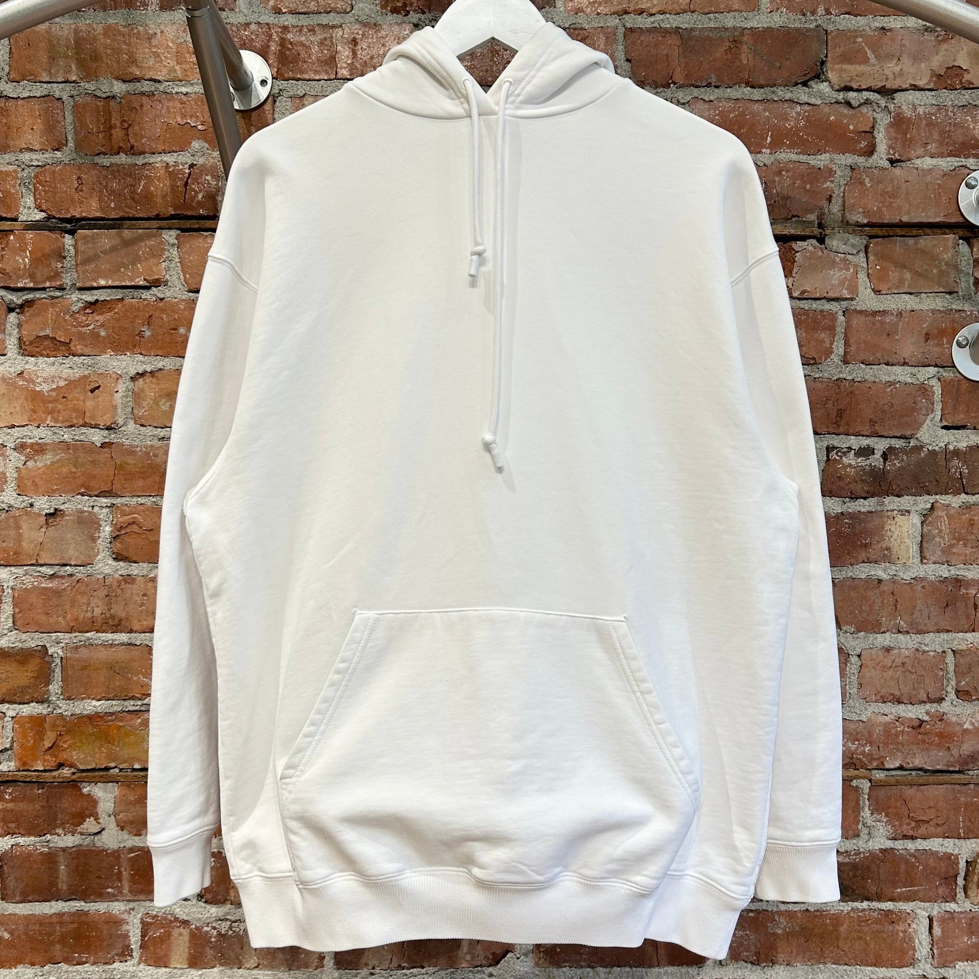 BALENCIAGA FW17 HOOD PRINT LOGO HOODIE ‘WHITE’