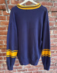 HYSTERIC GLAMOUR RUGBY JERSEY ‘BLUE/YELLOW’